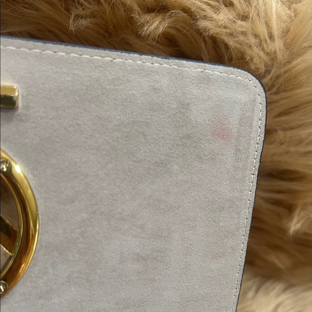 Pre-loved 💕Authentic Fendi Black and Tan Embossed Leather Century F is Fendi Kan - Picture 12 of 17